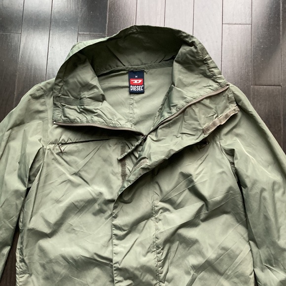 Diesel wind breaker, army green like, size M - Picture 2 of 3